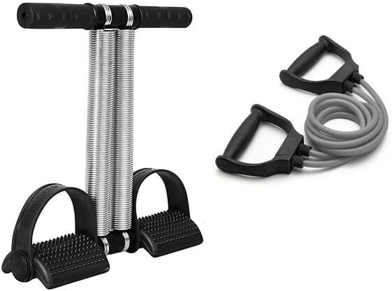 latinx KIT BLACK WITH TONING TUBE Fitness Accessory Kit Kit-picture-17
