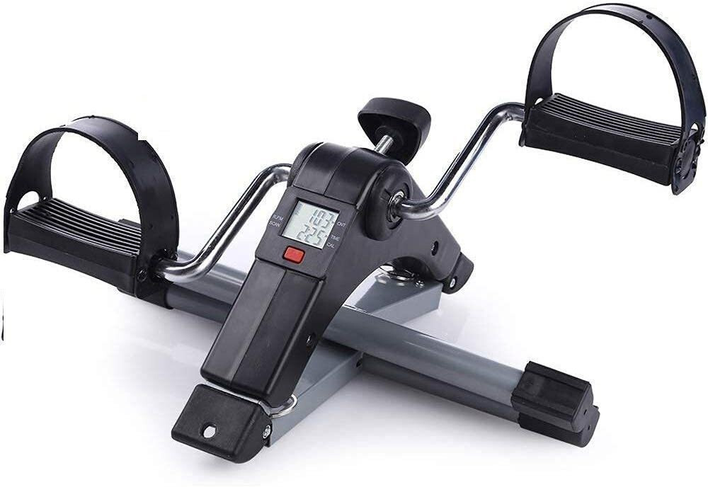dn brothers Foldable Portable Mini Pedal Exercise Gym Machine Digital Display for Home Mini Pedal Exerciser Cycle image 1