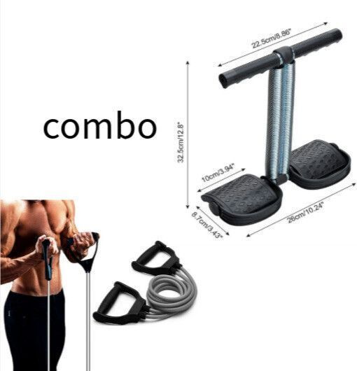 nexfit Tummy Trimmer + Resistance band Toning Tube Ab Exerciser Home Gym Workouts Ab Exerciser-picture-12