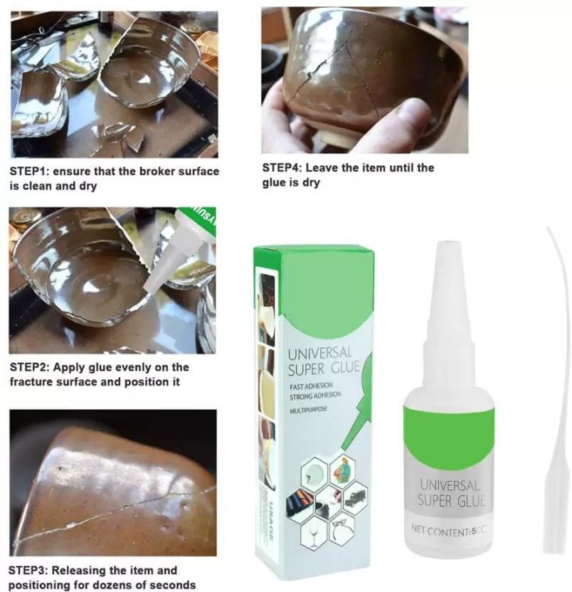 14 fab Universal Super Strong Instant Glue, Quick Dry Welding,(50 ml) Glue-picture-1