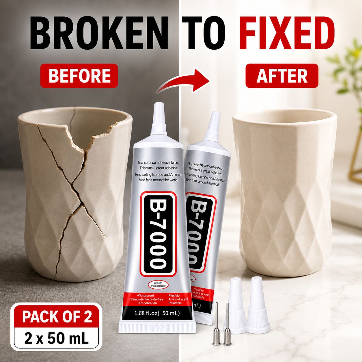 flytouch Avoid Eye and Skin Contact, Use in Ventilated Area, Keep Away from Heat. Fine Applicator, Flexible Bond, Household Repair-picture-28