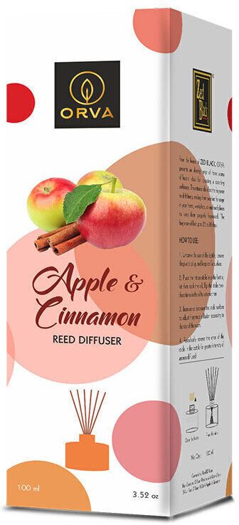 APLE CINNAMON Reed Diffuser Fragrance Include Diffuser Oil(6 Rattan Stick Free) Diffuser, Diffuser Set-image-32