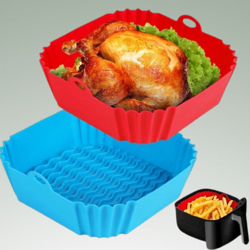 arivya Non Stick Air Fryer Silicone Liner Flexible Cooking Basket Tray Air Fryer-picture-45