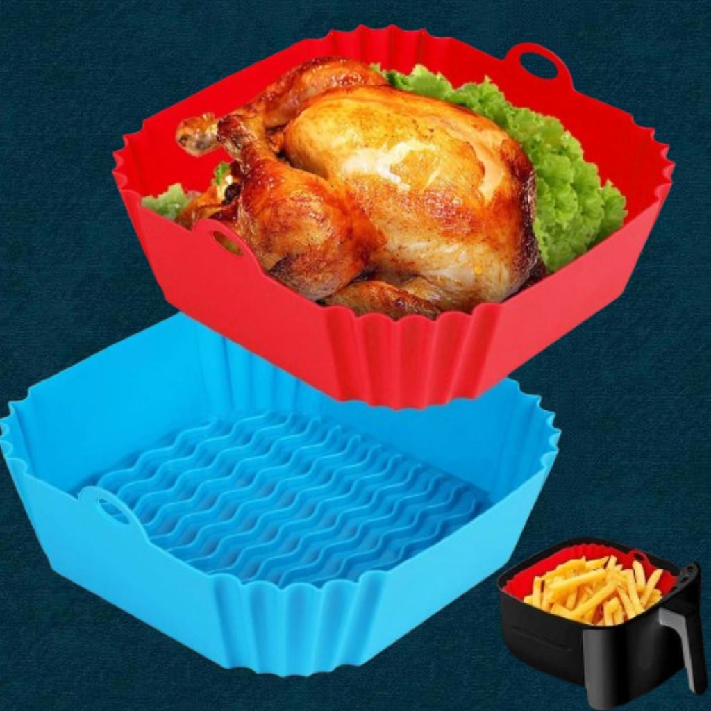 arivya Oil Resistant Air Fryer Silicone Basket Liner Cooking Tray Air Fryer-picture-28