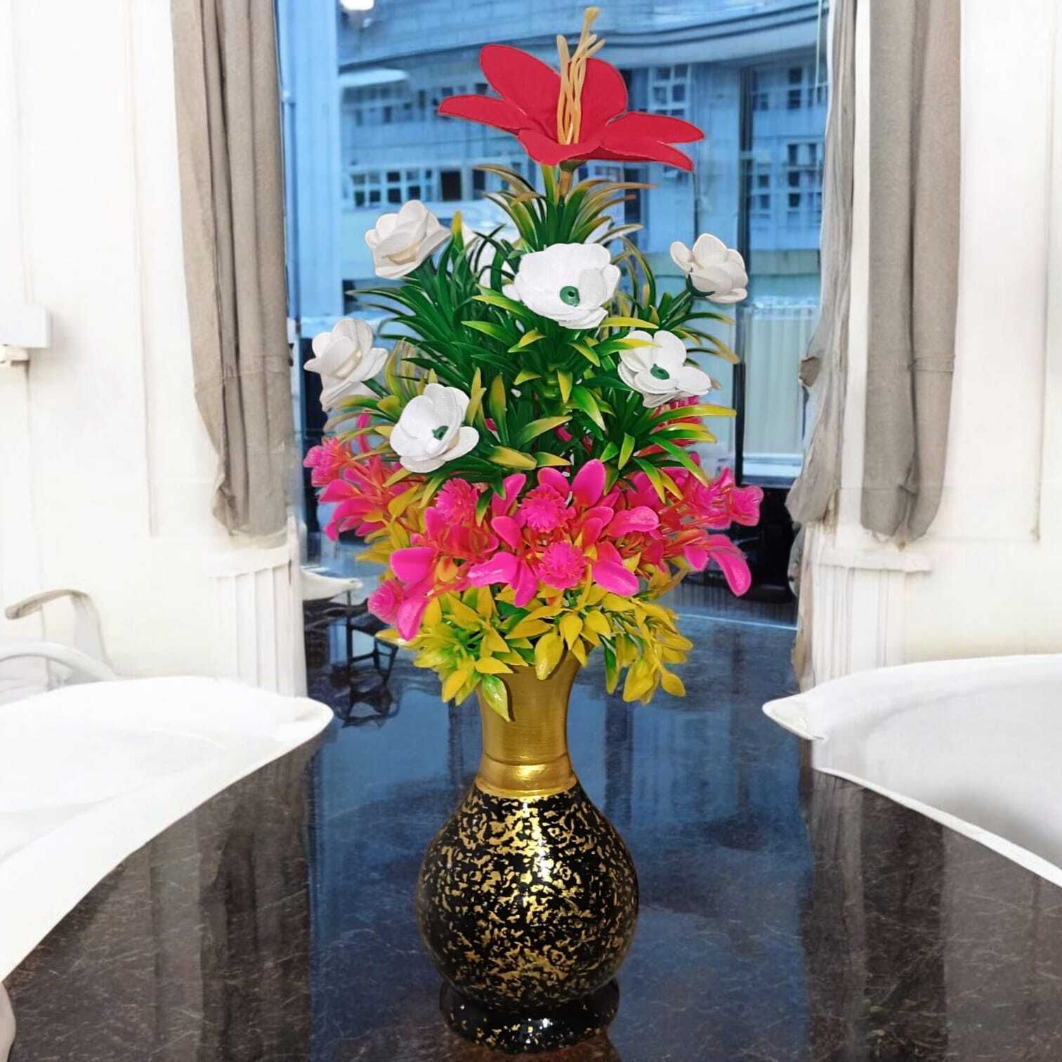 Big Size Artificial Flower Plant with Pot for Home Décor Bonsai Artificial Plant with Pot-image-33
