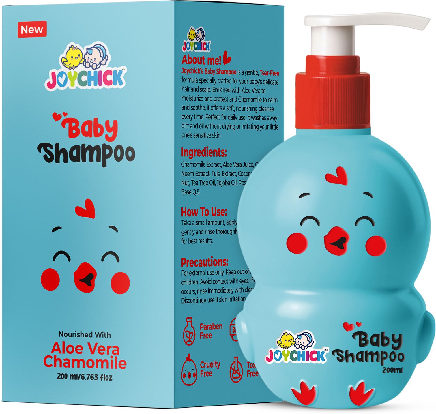 Baby Shampoo Nourished with Aloe Vera Chamomile (Combo Pack)-image-33
