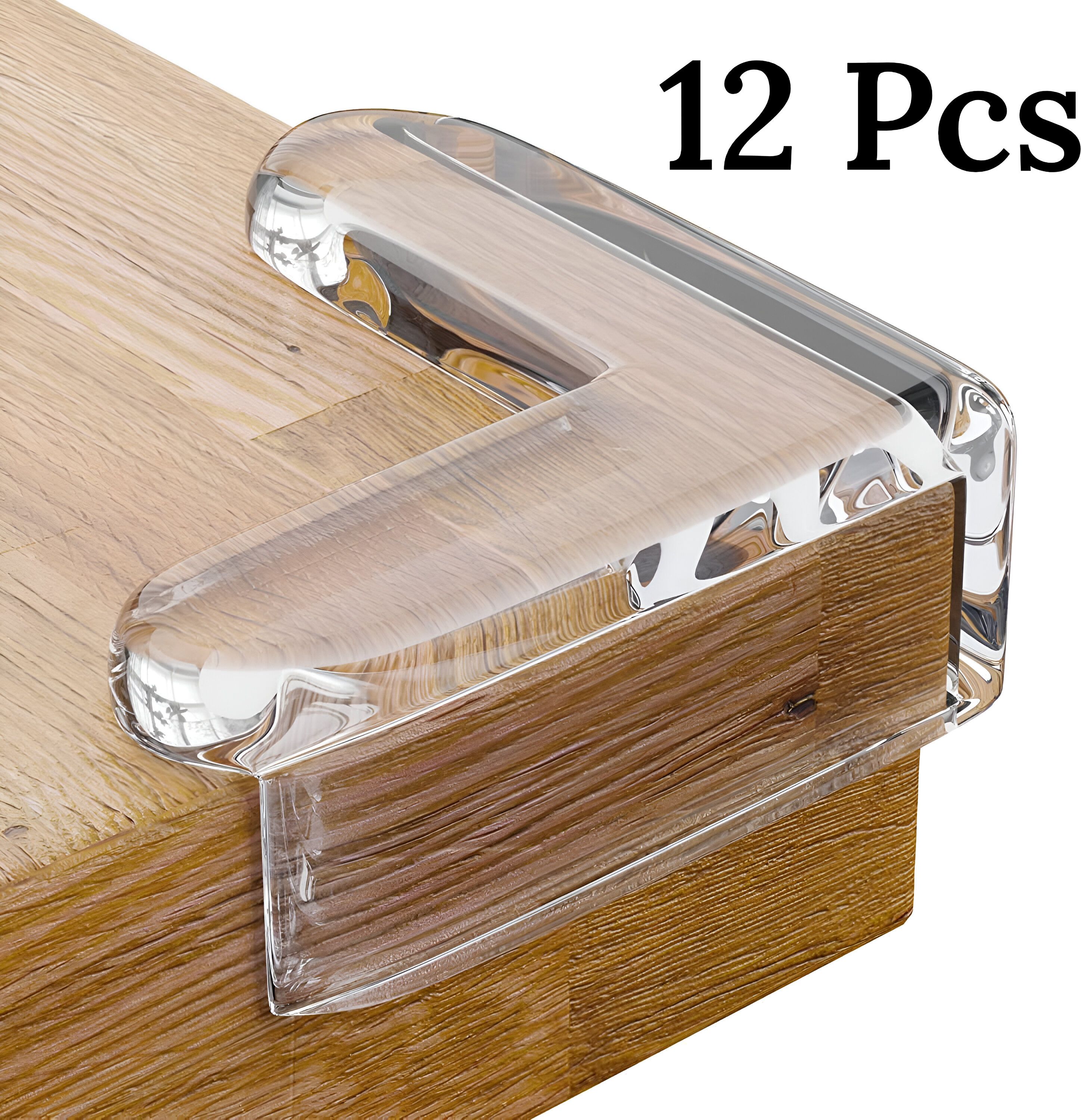 (Pack of 12) Silicon Corner Protector for Table Corner Guards for Baby Safety-image-38