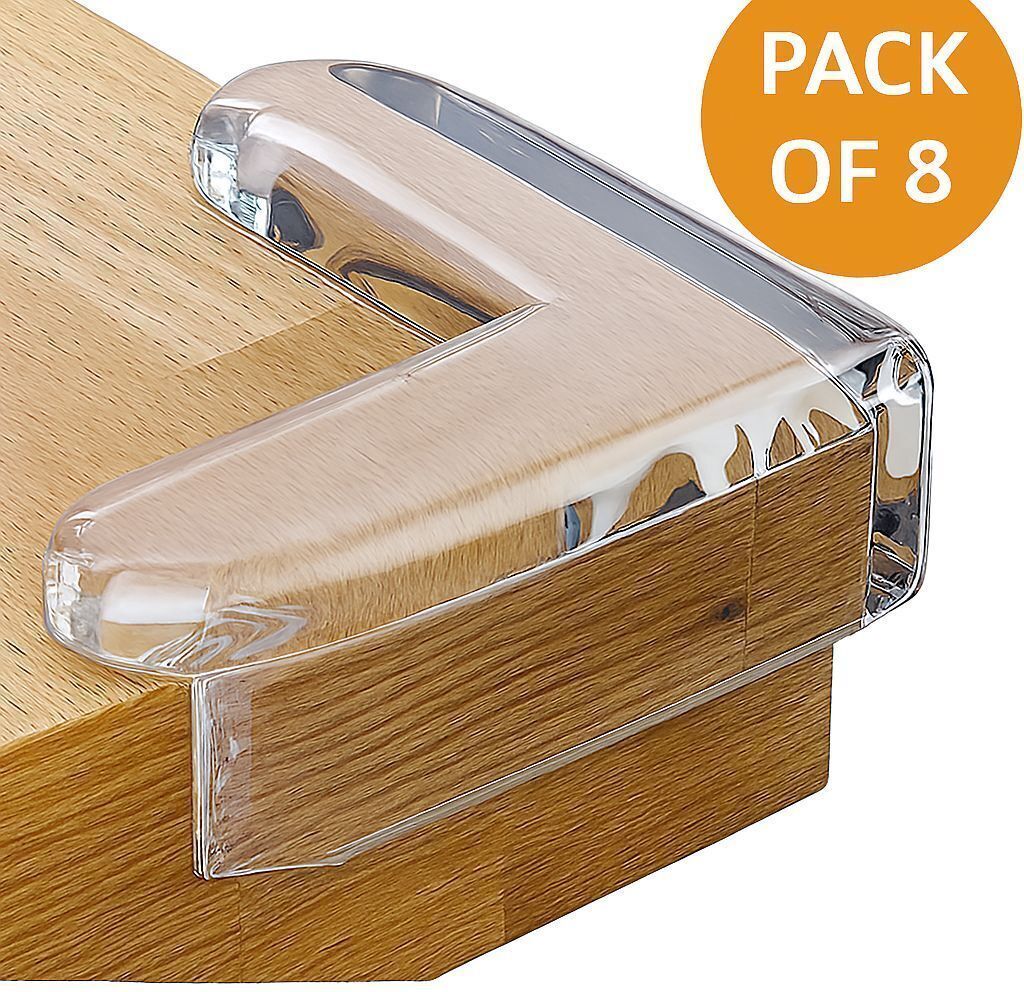 ablue clipper Pack of 8 Transparent Baby Safety Corner Guards for Table & Furniture-picture-28