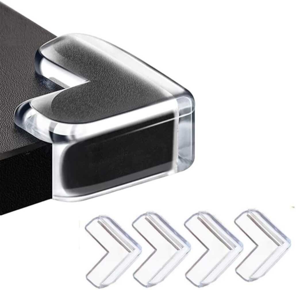 Protector for Baby & Sharp Edge Protector for Furniture Pack of 4 TRANSPARENT-image-32