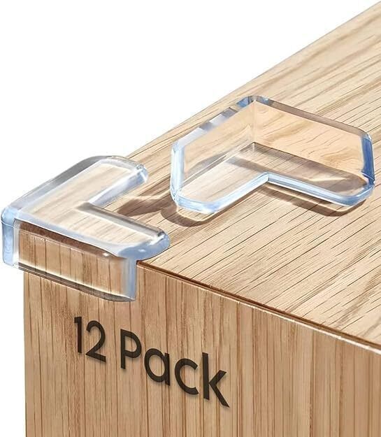 Table, Bad Corner Protector, Baby Safety, Proofing, V Shap Soft PVC Guard 12 Pcs-image-34