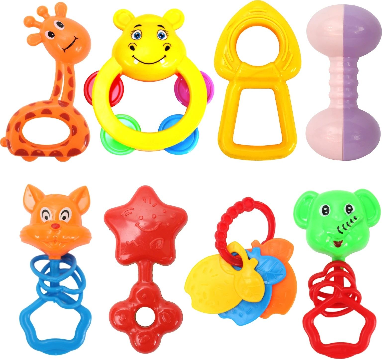Baby Rattle Toy Set for Newborns & Infants 5 Pcs Lightweight, Rattles Rattle-image-10