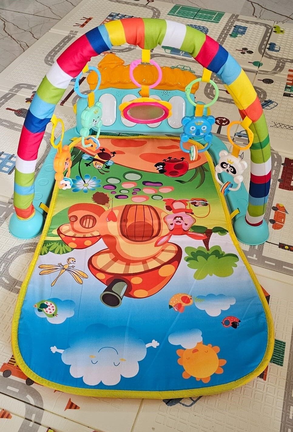 bhvmey Baby Sound Gym Mat with Soft Padding and Musical Piano-picture-33