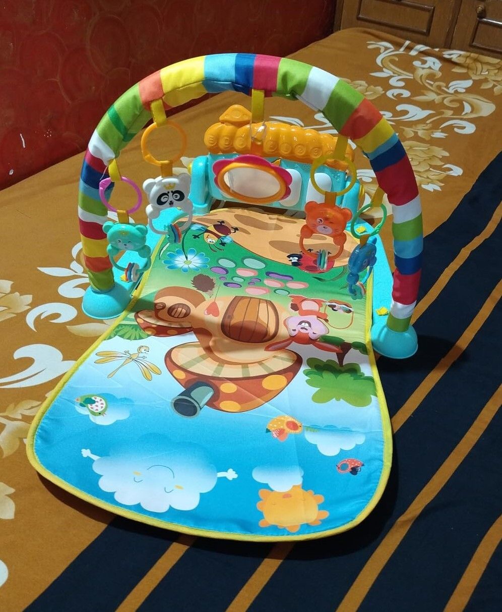 bhvmey Baby Piano Gym Mat with Hanging Toys & Music-picture-16