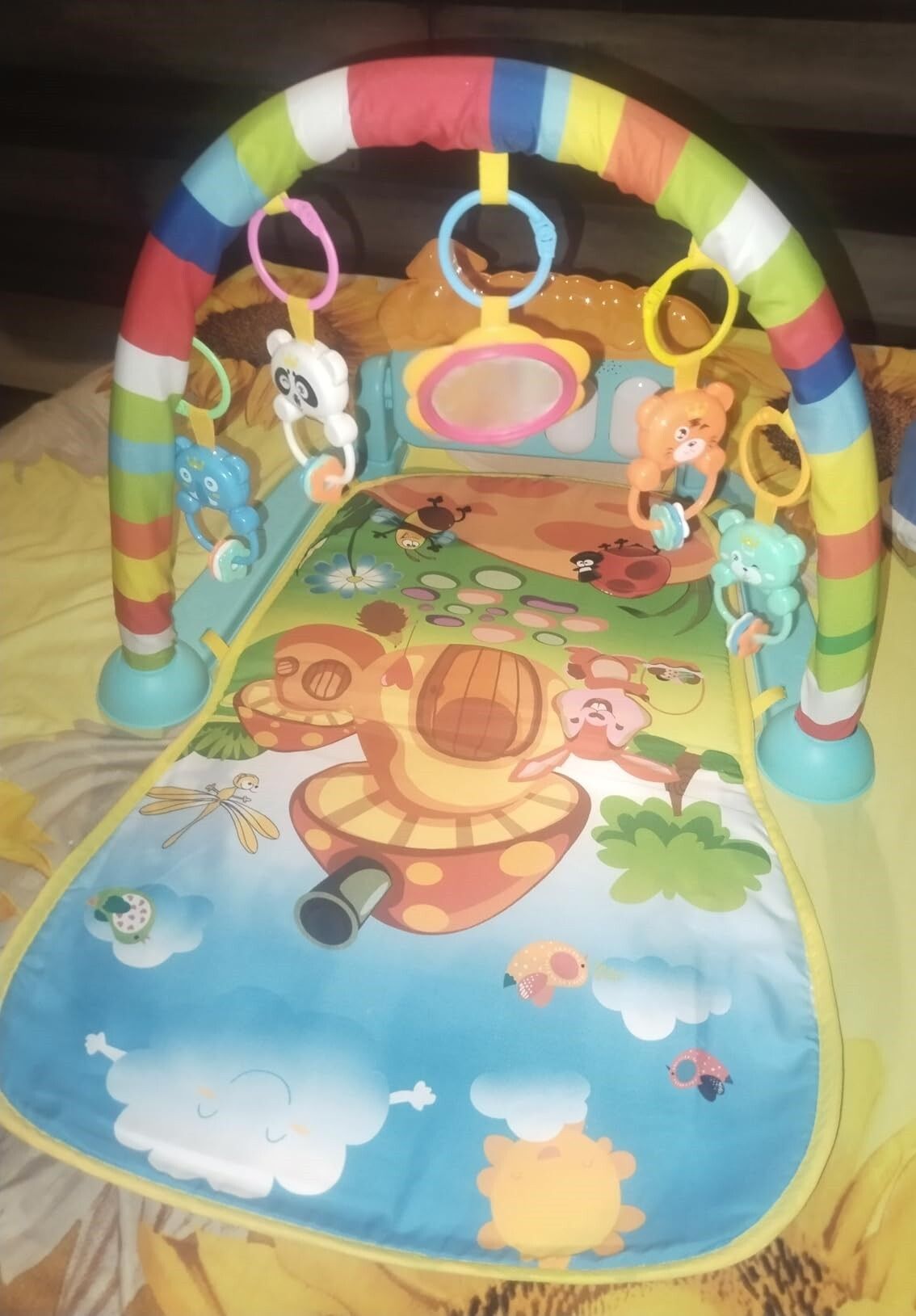 bhvmey All-in-One Baby Play Gym Mat with Piano and Learning Toys-picture-45