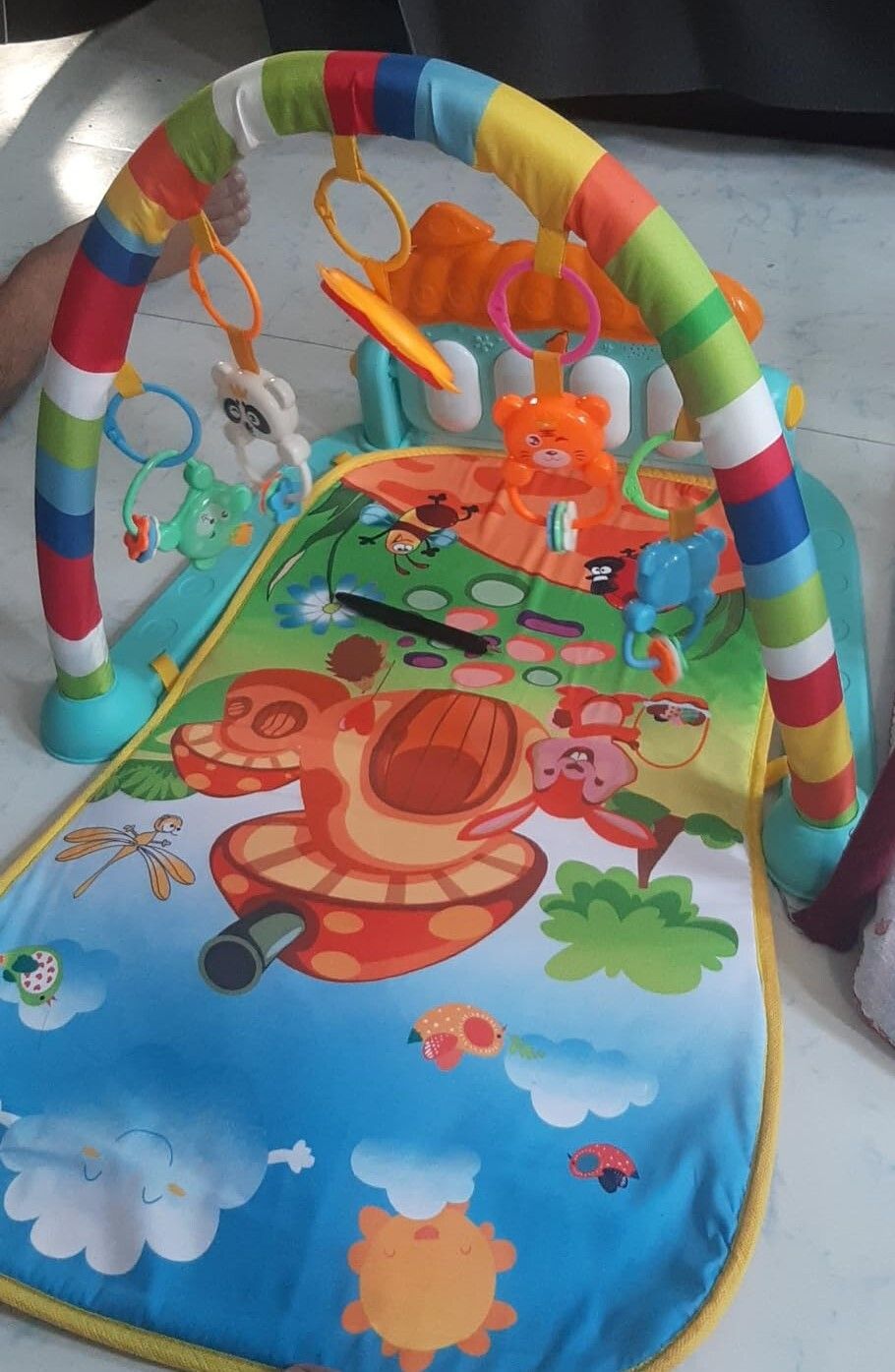 dorytoys Lightweight Baby Gym with Easy-to-Clean Play Mat & Soft Toys-picture-35