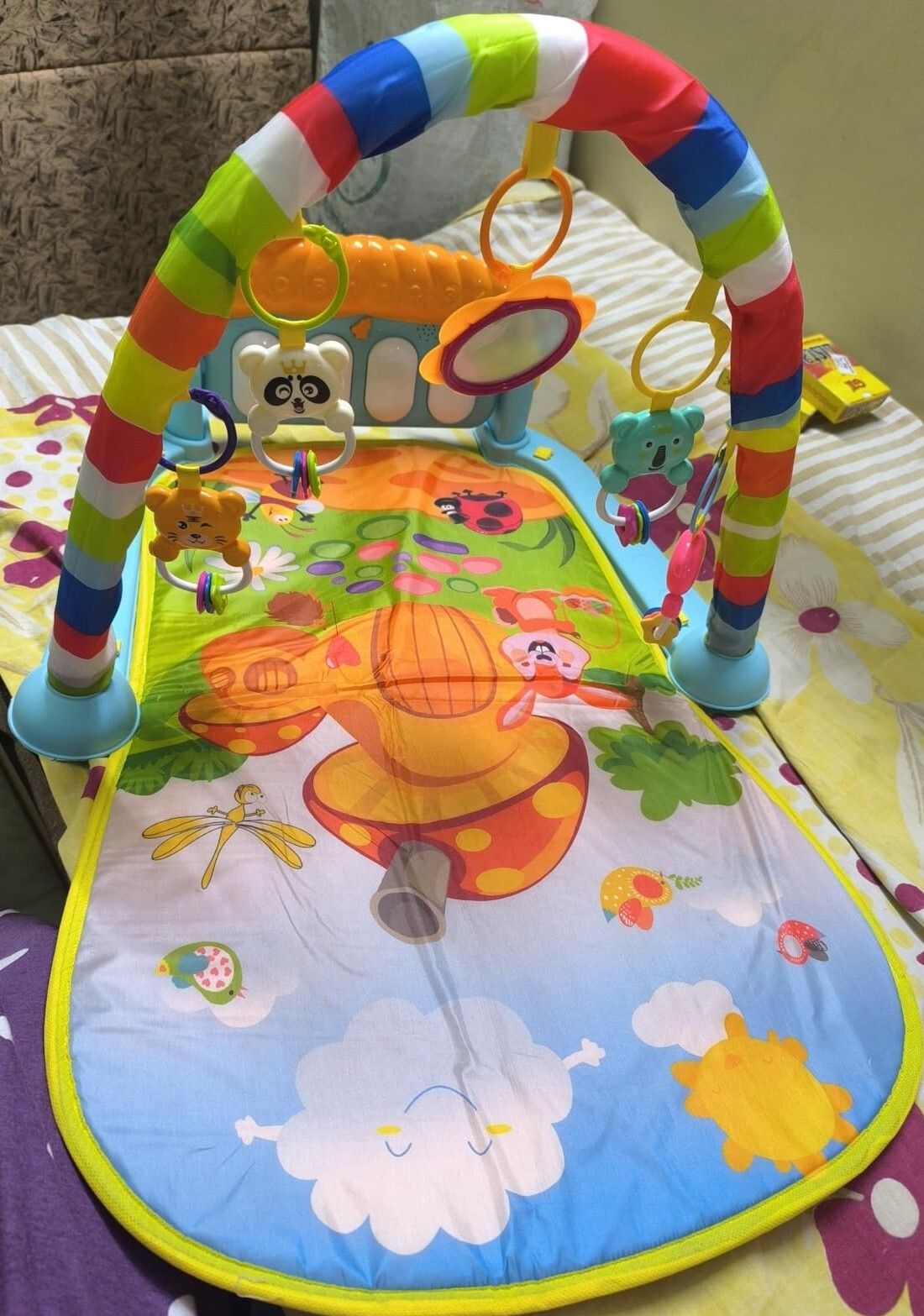 dorytoys Baby Play Zone Mat with Music, Piano Keys, and Animal Figures-picture-28