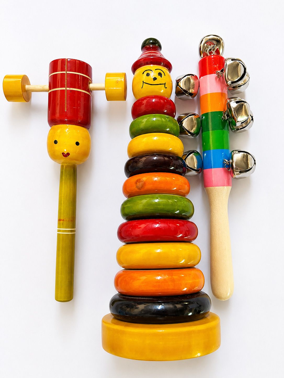 gugan toys 3-in-1 Wooden Musical Rattle-picture-11