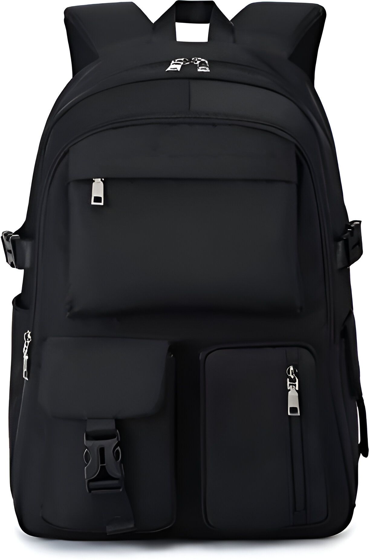 Medium 25 L Laptop Backpack Elegant BLACK Executive Women's Backpack