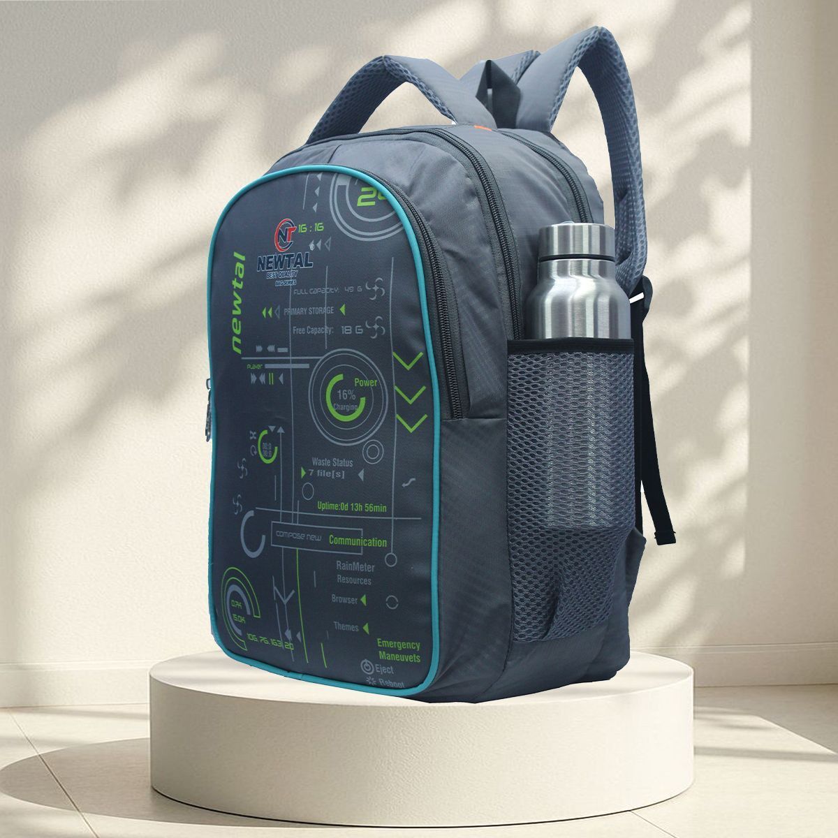 Large 37 L Laptop Backpack Backpack Multipurpose Backpack, Boys And Girls Bags for College, (Black)-image-20
