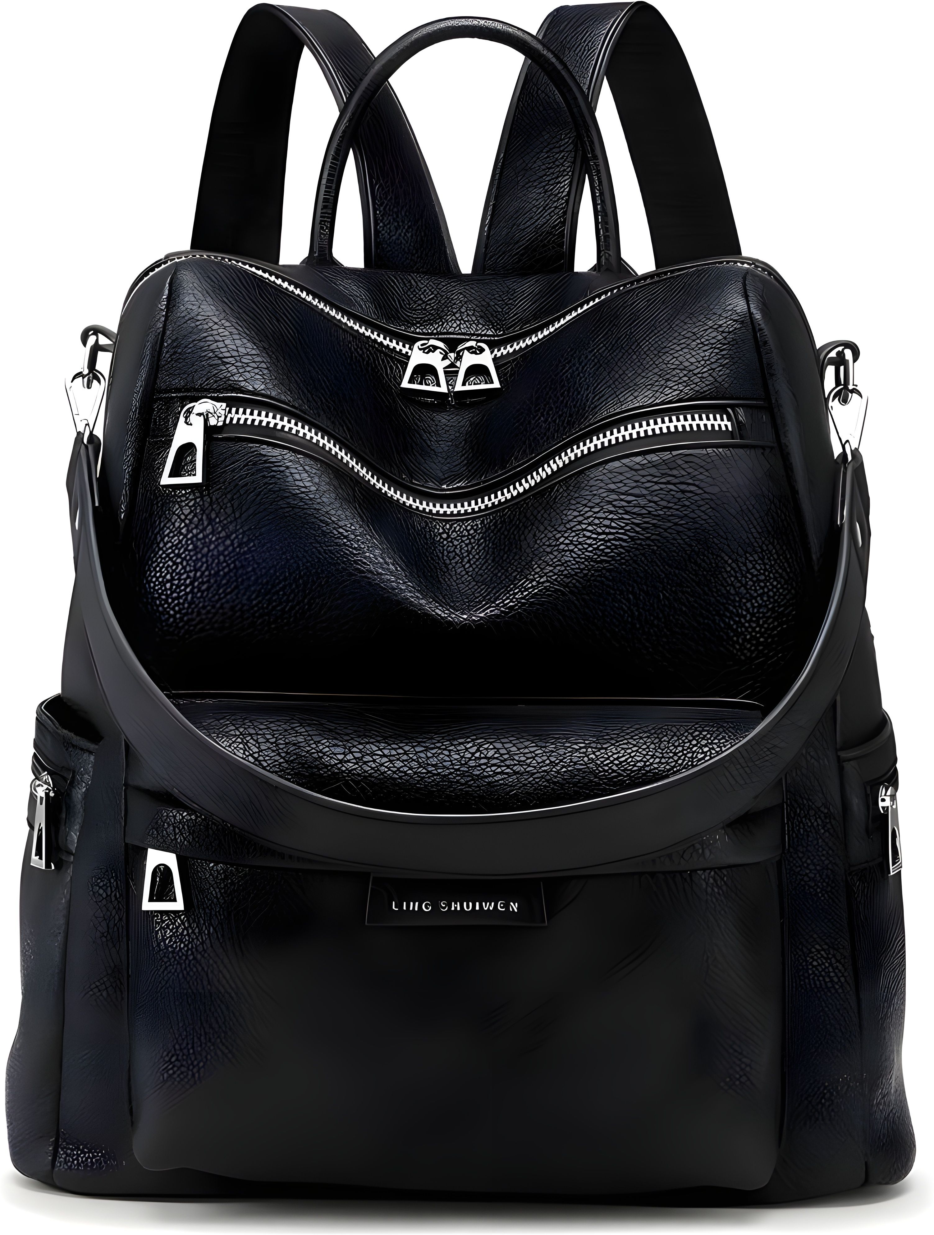 kgn Women's Heavy Metal Backpack Shoulder Bag Backpack-picture-25
