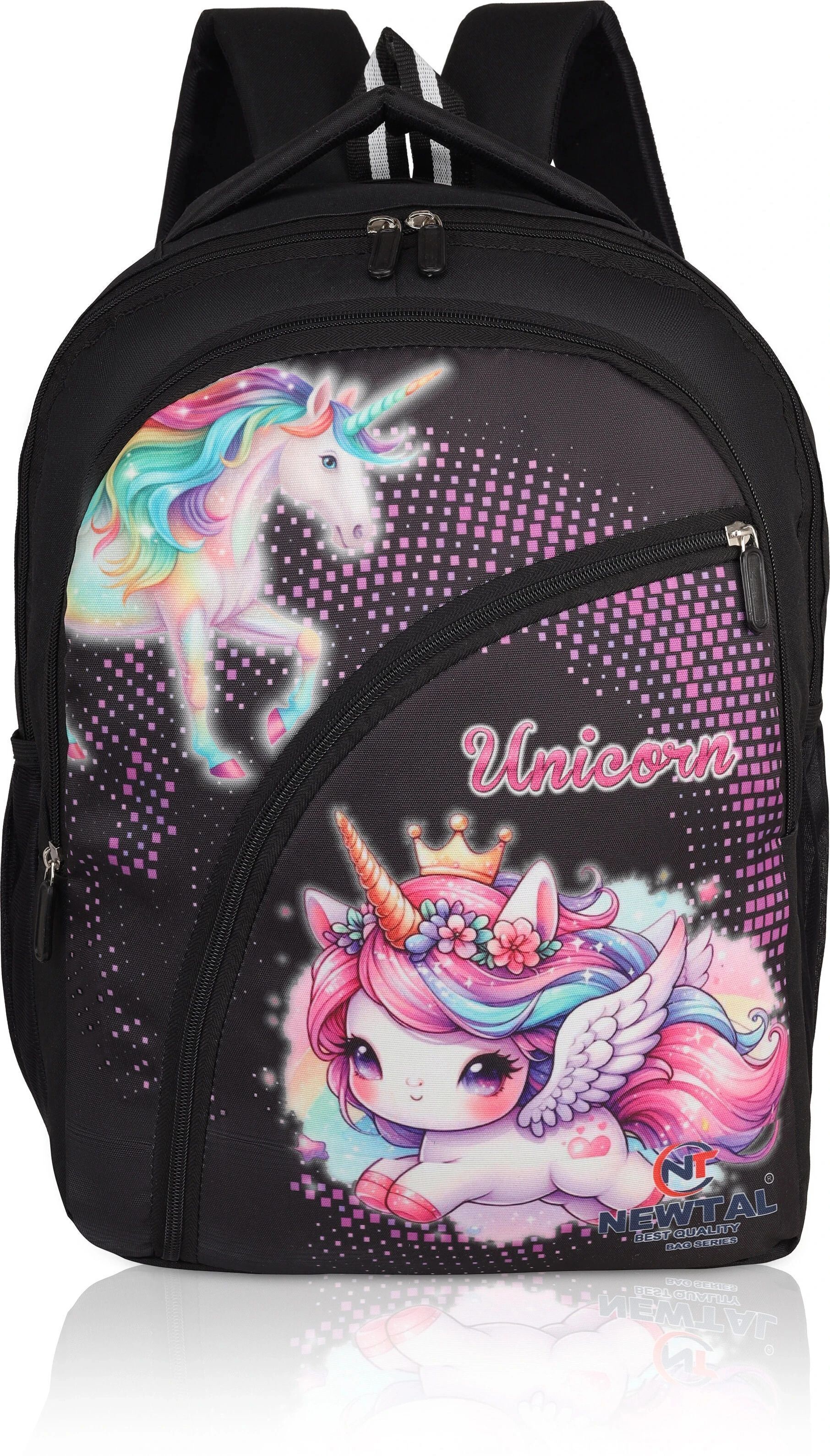 Large 31 L Backpack School Backpack with Drawstring Bag and Pencil Pouch Set-image-39