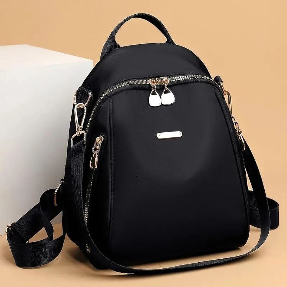 evara Medium 22 L Backpack Women's Small Backpack Theft Proof Bag For Girls ( Black )-picture-20