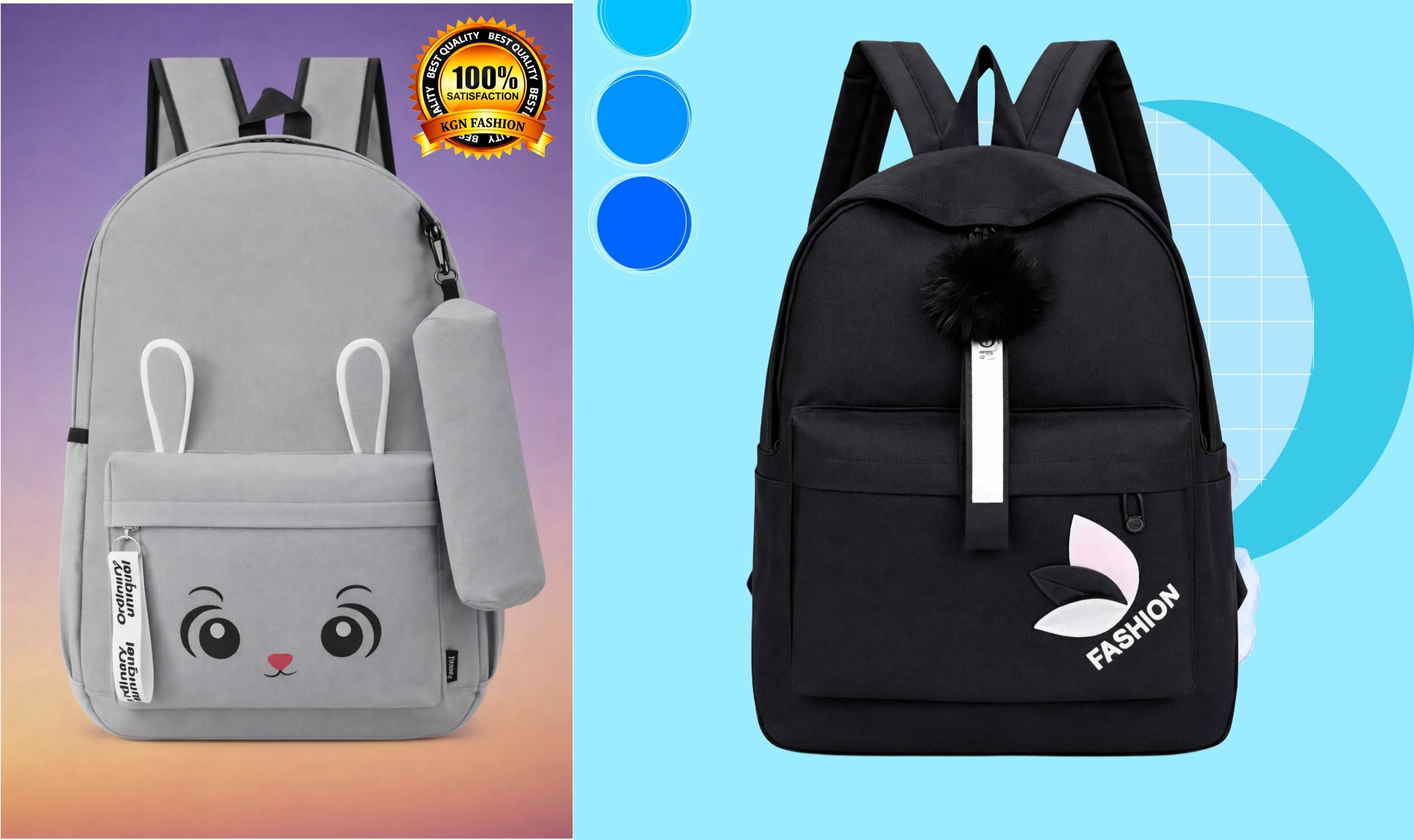 kgn fashion Small 12 L Backpack Lightweight School College Laptop Bag-picture-29