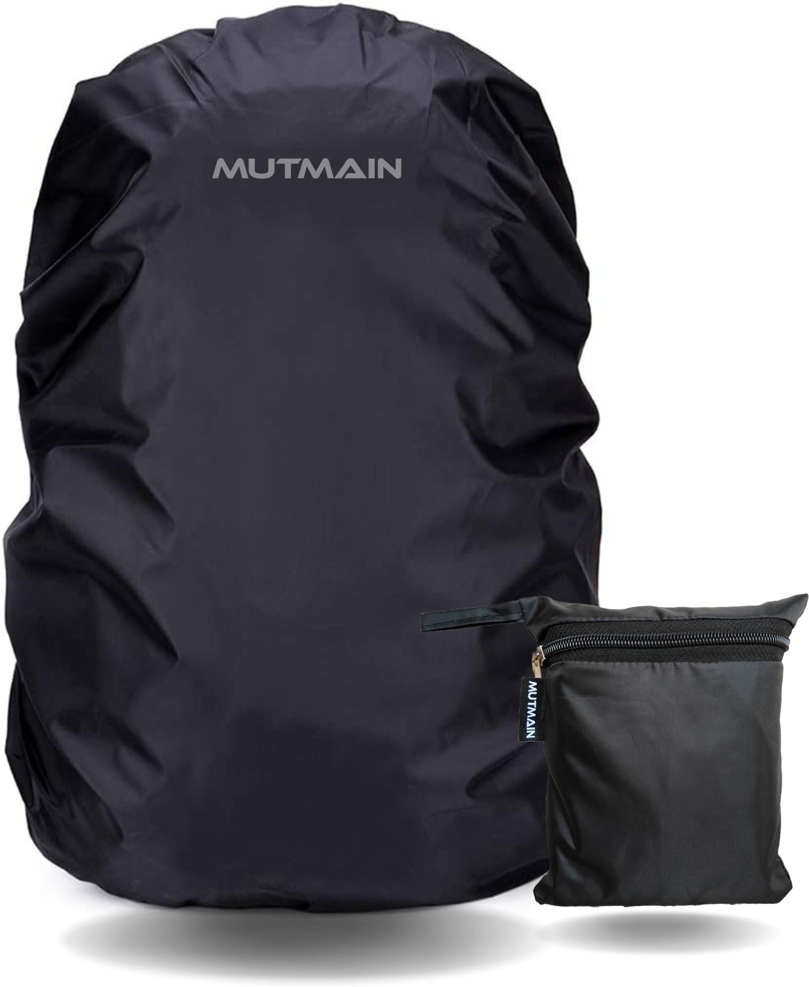 MUTMAIN 30L to 40L Waterproof Laptop bag , School Bag Cover (BLACK) Waterproof Laptop Bag Cover-image-46