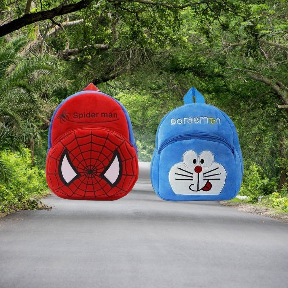 dystaarfit 2B Kids School Lunch Bag Doremon & Spider Red Combo School Bag-picture-36