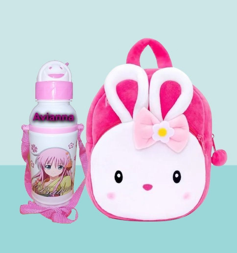 dystaarfit Konggi Kids School Bag Backpaks With Water Bottle Cartoon Design1 Backpack-picture-40