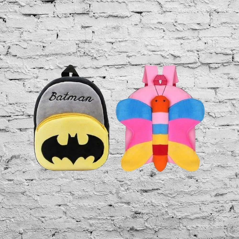 44B Kids School Lunch Bag Batman & Butterfly Combo Lunch Bag-image-49