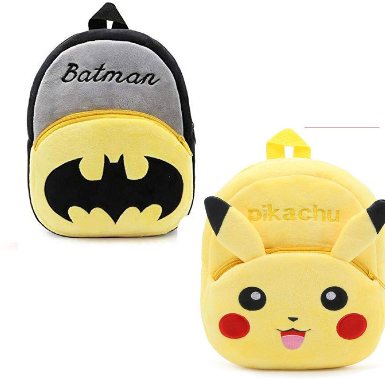 batman+pikach Kids School Bag pack of 2 bags Backpacks Boys Girls (2-5 Years) School Bag-image-4