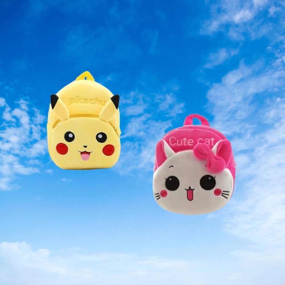 11B Kids School Lunch Bag Cute cat & Pikachu Combo Lunch Bag-image-32