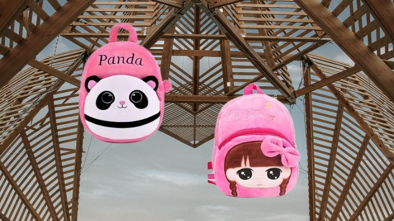 avianna 16B Kids School Lunch Bag Hi Girls & Panda Pink Combo Lunch Bag-picture-19