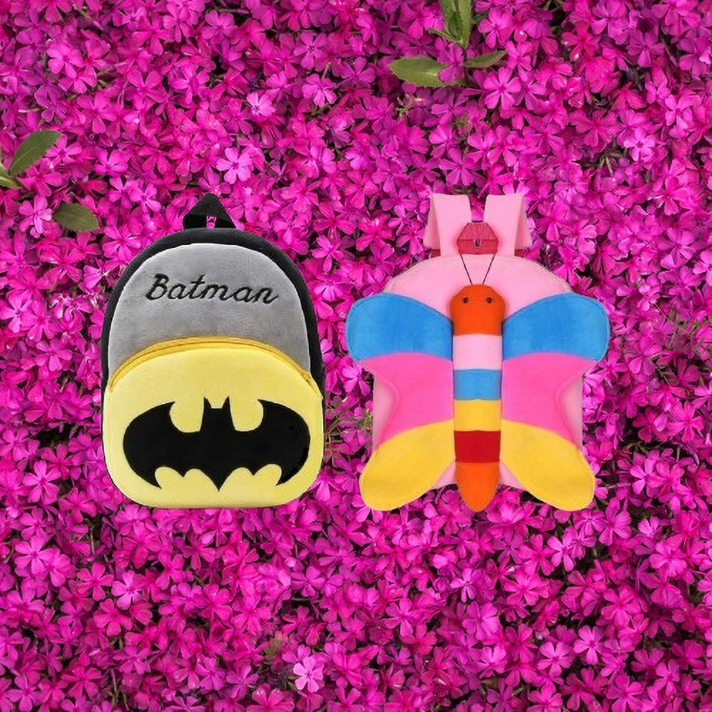 dystaarfit 61B Kids School Lunch Bag Batman & Butterfly Combo School Bag-picture-45