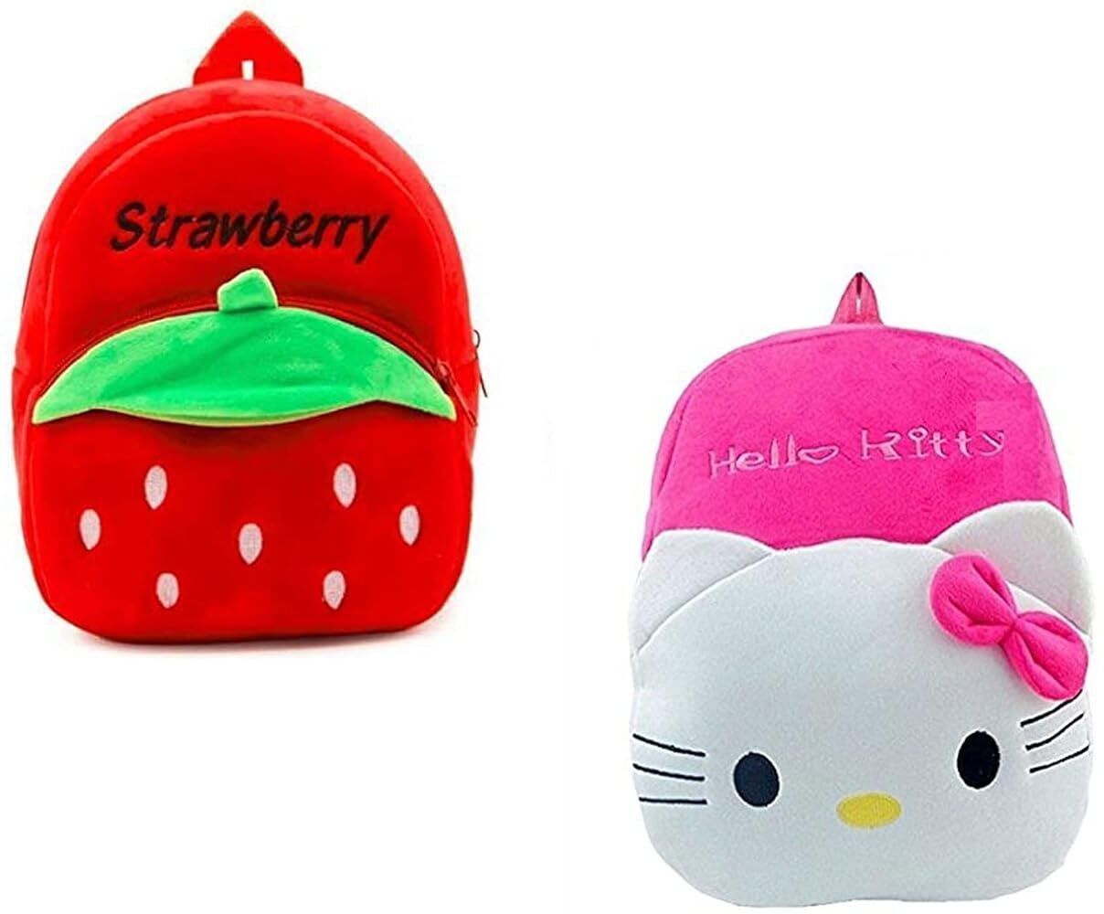 avianna Combo Kids School Bag Stawarry & Hello Kitty Plush Bag-picture-16