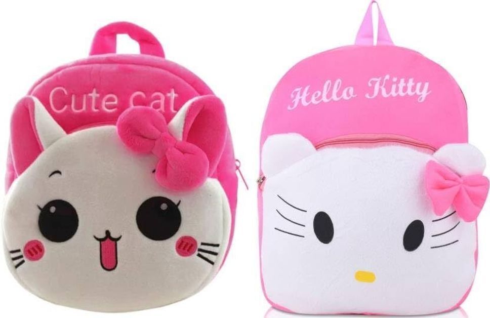 Combo Kids School Bag Cute cat & Hello kitty-342 School Bag-image-40