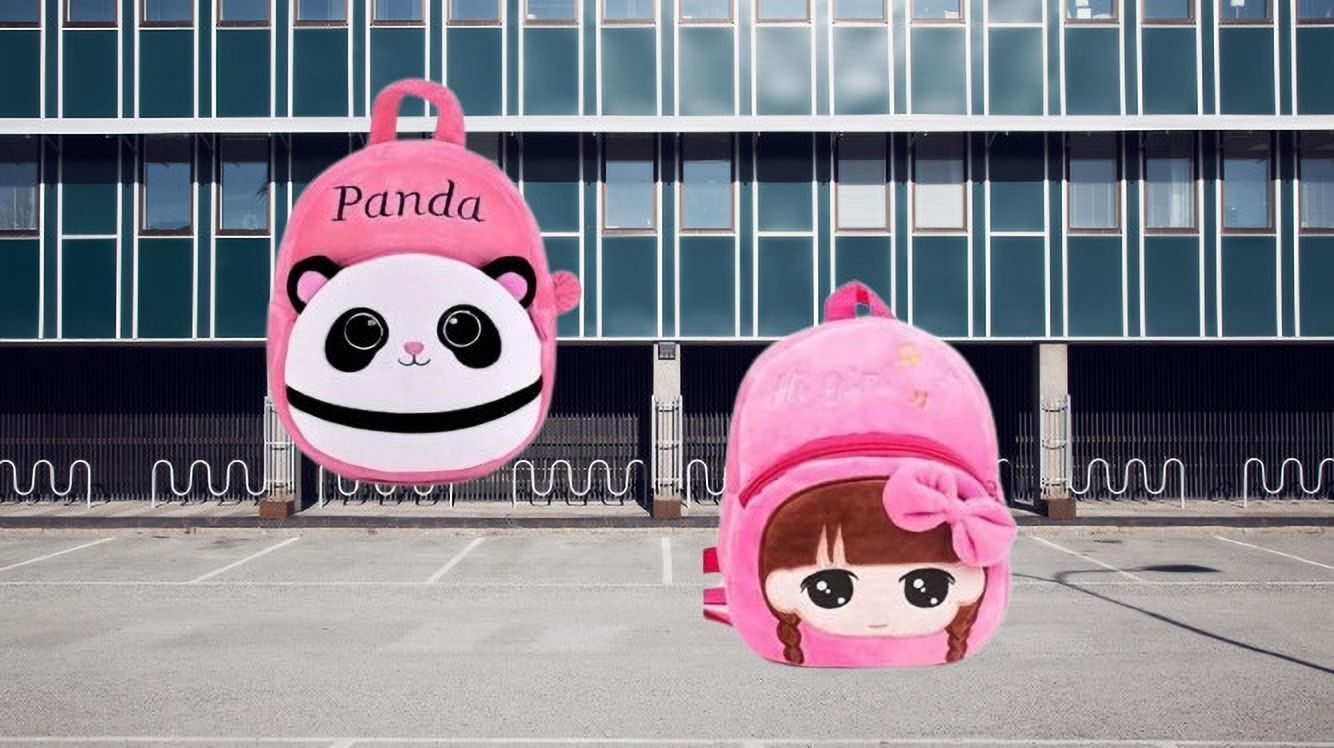 avianna 50B Kids School Lunch Bag Hi Girls & Panda Pink Combo Lunch Bag-picture-16