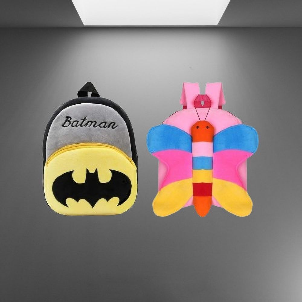dystaarfit 89B Kids School Lunch Bag Batman & Butterfly Combo-342 Backpack-picture-32