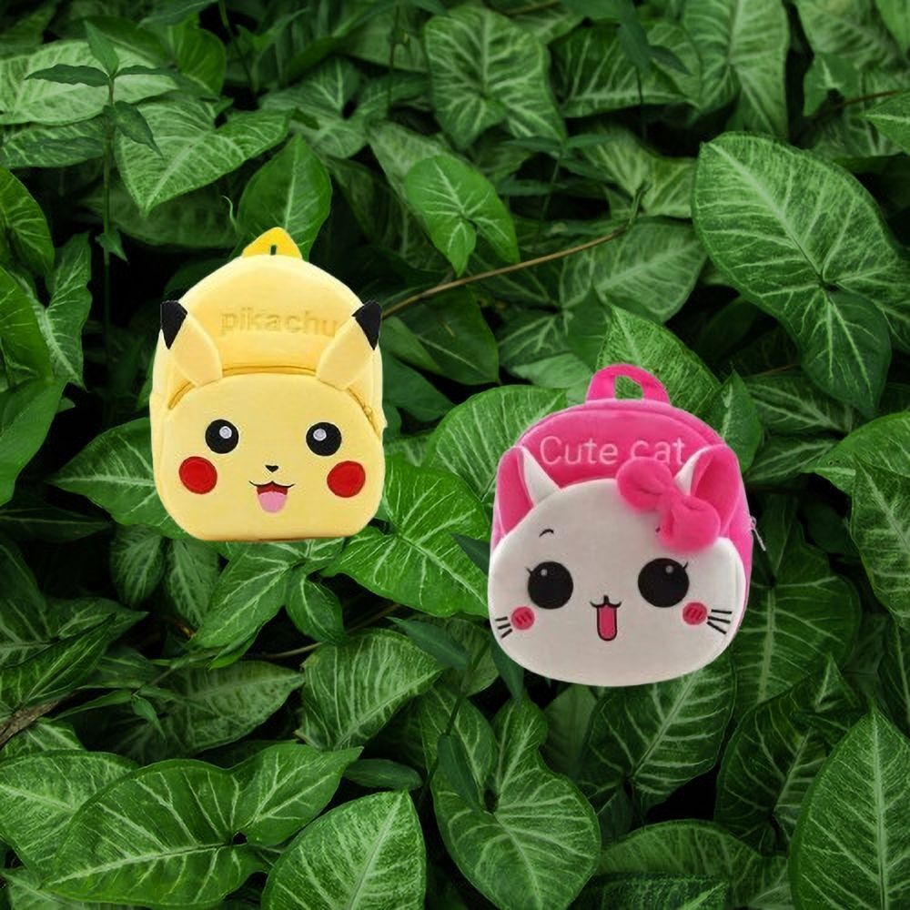 63B Kids School Lunch Bag Cute cat & Pikachu Combo-342 Lunch Bag-image-13