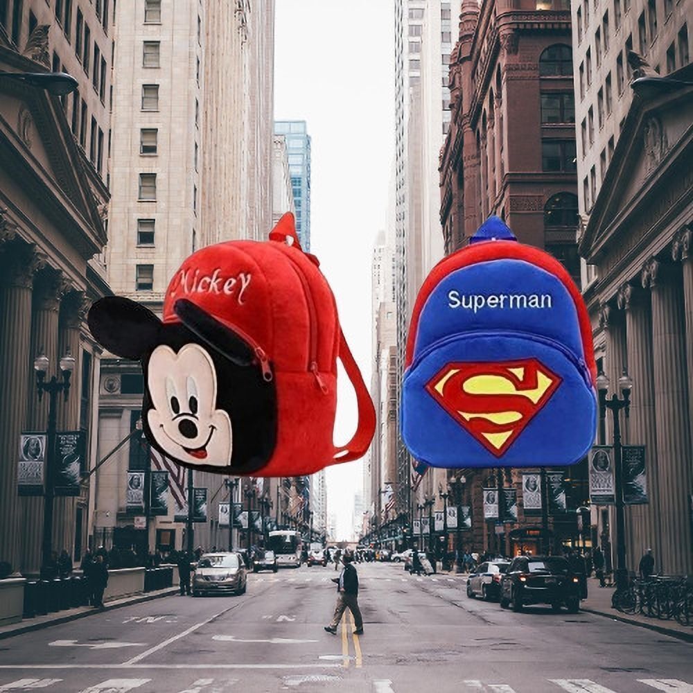 29MS Mickey & Superman Combo Kids School Lunch Bag-342 Lunch Bag-image-16