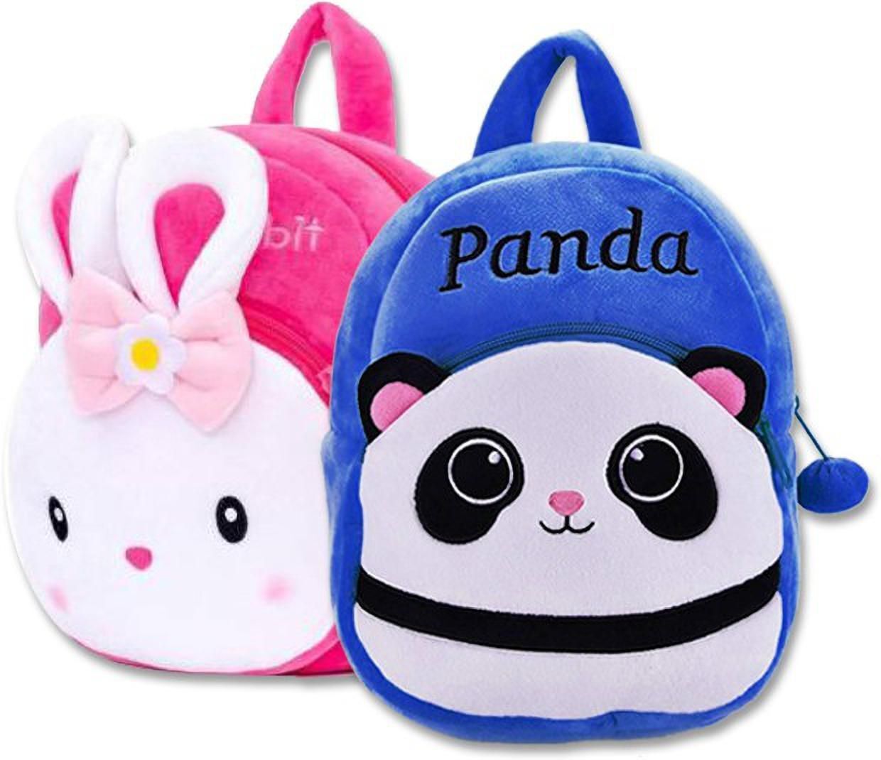 avianna B+panda+konggi Kids School/Nursery/Picnic/Carry/Travelling Bag - 2 to 5 Age School Bag-picture-3