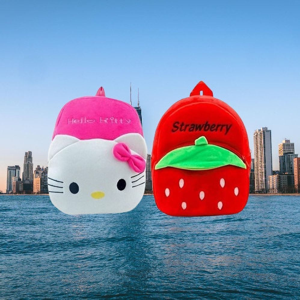 avianna 23HK Hello Kitty & Stawarry Kids School Lunch Bag Combo Lunch Bag-picture-10