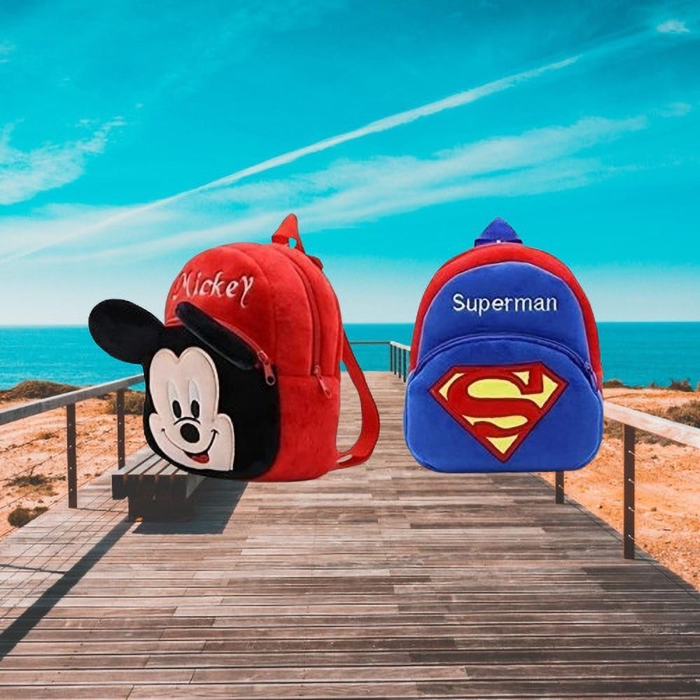 dystaarfit 97MS Mickey & Superman Combo Kids School Lunch Bag School Bag-picture-29
