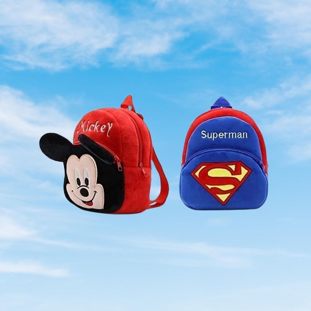 dystaarfit 107MS Mickey & Superman Combo Kids School Lunch Bag-342 School Bag-picture-44