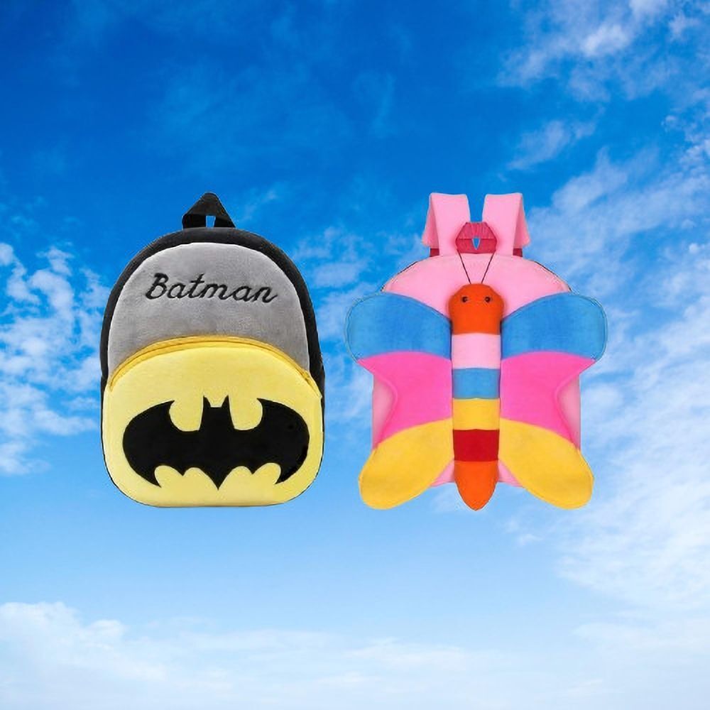 11B Kids School Lunch Bag Batman & Butterfly Combo Lunch Bag-image-27