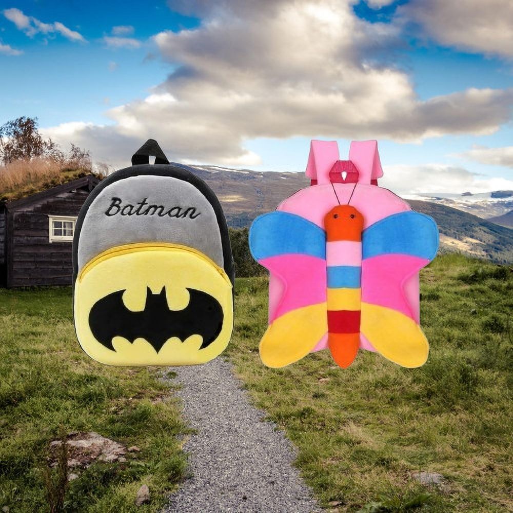 dystaarfit 29B Kids School Lunch Bag Batman & Butterfly Combo-342 Backpack-picture-16