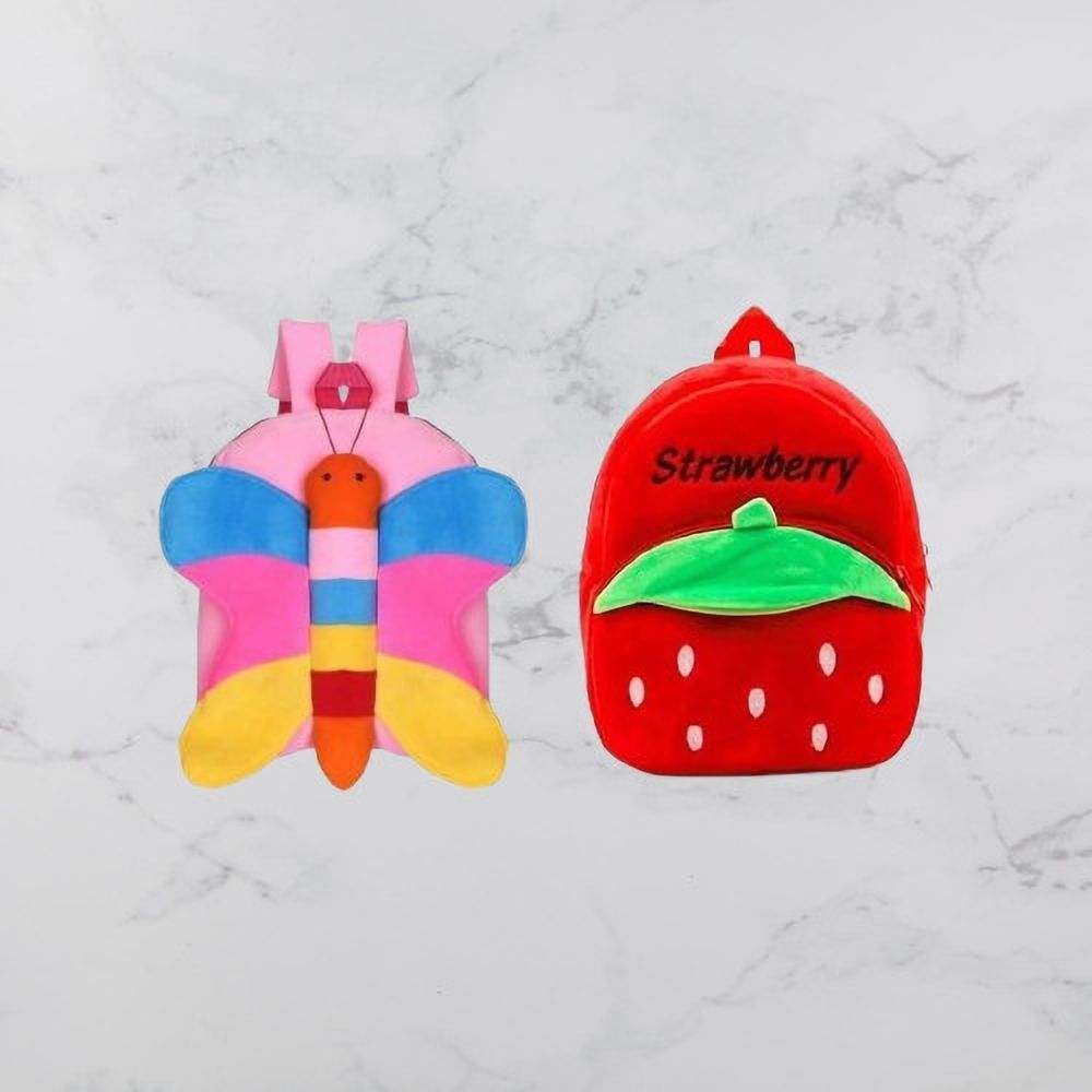 avianna 48BS Butter Fly & Stawarry Kids School Lunch Bag Combo Lunch Bag-picture-18