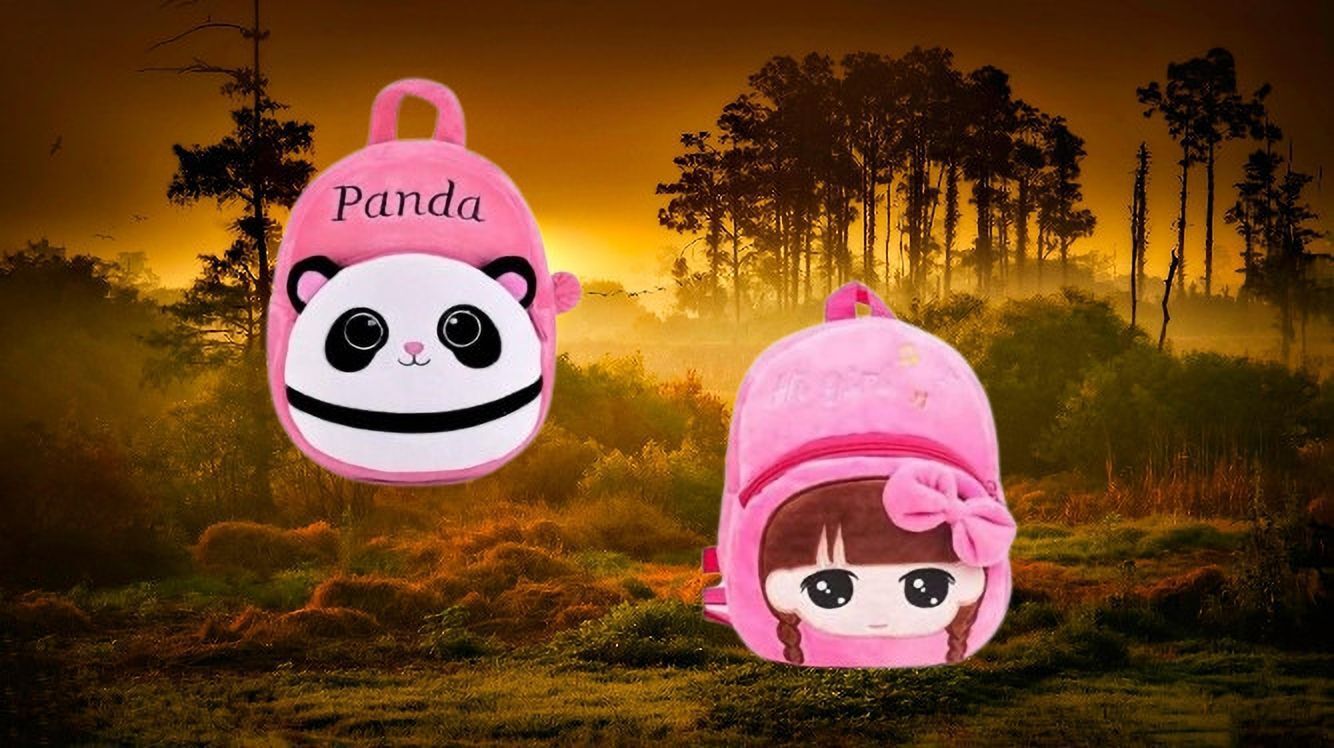 avianna 106B Kids School Lunch Bag Hi Girls & Panda Pink Combo Lunch Bag-picture-26