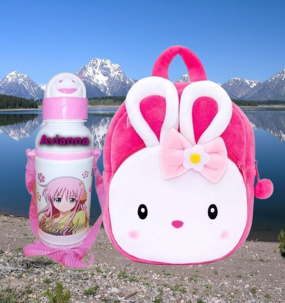 avianna Konggi Kids School Bag Backpaks With Water Bottle Cartoon Design24 Backpack-picture-34